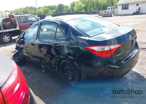 2015 Toyota Corolla Le from USA, damaged, VIN 5YFBURHE0FP267753
